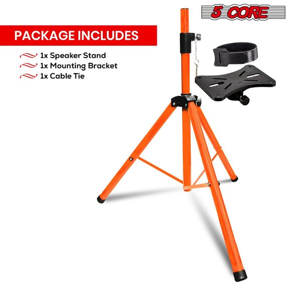 Speaker Stand Tripod 72 Inch DJ Studio Monitor Stands SS HD 2PK ORG WOB - Picture 9 of 10